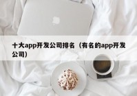 十大app开发公司排名（有名的app开发公司）