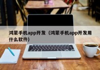 鸿蒙手机app开发（鸿蒙手机app开发用什么软件）