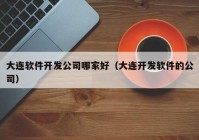 大连软件开发公司哪家好（大连开发软件的公司）