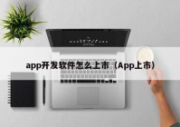 app开发软件怎么上市（App上市）