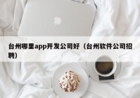 台州哪里app开发公司好（台州软件公司招聘）