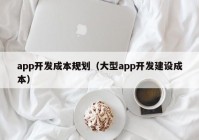 app开发成本规划（大型app开发建设成本）