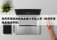 软件开发培训机构去哪个学校上学（软件开发技术培训学校）