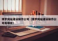 博罗网站建设制作公司（博罗网站建设制作公司有哪些）