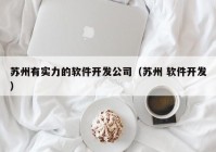 苏州有实力的软件开发公司（苏州 软件开发）