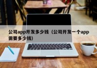 公司app开发多少钱（公司开发一个app需要多少钱）