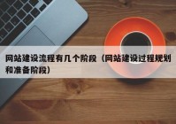 网站建设流程有几个阶段（网站建设过程规划和准备阶段）